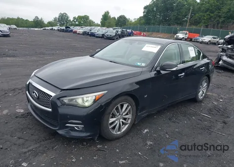 2014 Infiniti Q50 Premium из США, поврежденный, VIN JN1BV7AR3EM697330